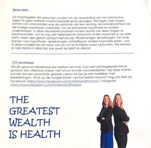 Nieuwsbrief CM april 2020